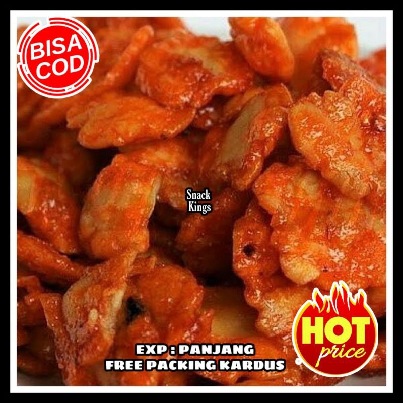 

Emping Melinjo Pedas 125 GRAM Snack Kiloan Cemilan Pedas Jajanan Pedas Makanan Ringan