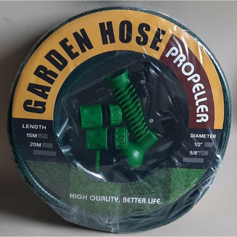 PROPELER Selang Air Taman Komplit Semprotan Model CAISAR 15M 1/2 Inch Kuat Awet INFTY Jkrt
