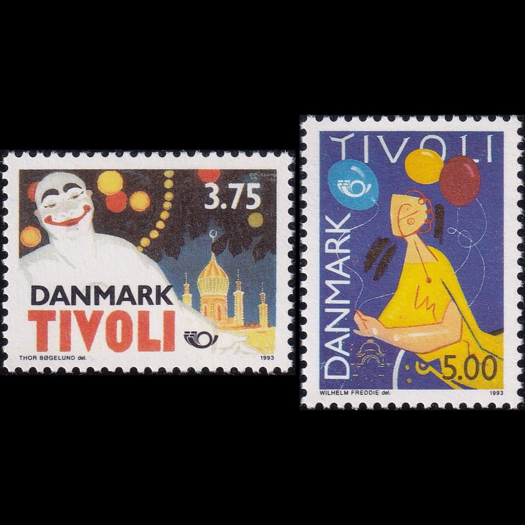 

Prangko Denmark 1993 - The 150th Anniversary of Tivoli Gardens