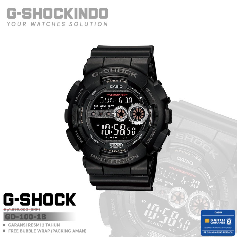 Casio G-Shock GD-100-1B / GD-100-1BDR Original