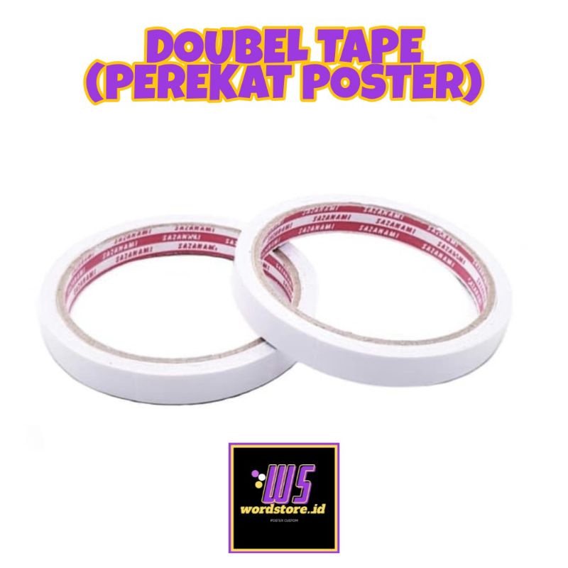 

Double Tape (Perekat Untuk Poster) ukuran 12mm X 8m
