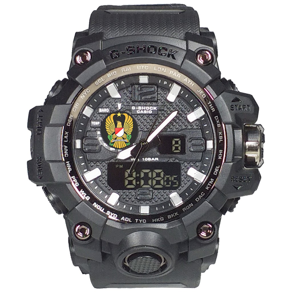 Exclusive Jam TNI-AD Double Time (Full Black)