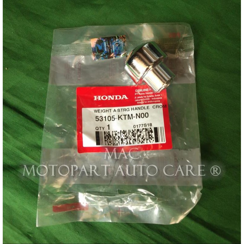 2m JALU STANG SETIR SUPRA X 125 CHROME PER PCS ORI AHM 53105-KTM-N00