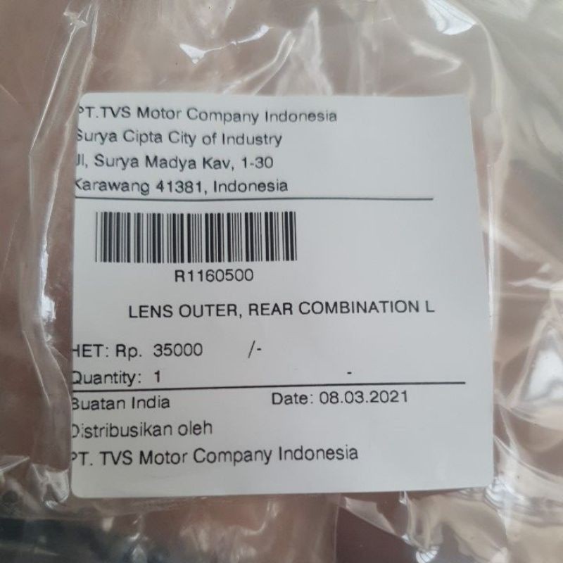 Mika Stop Neo Luar (putih) TVS ori