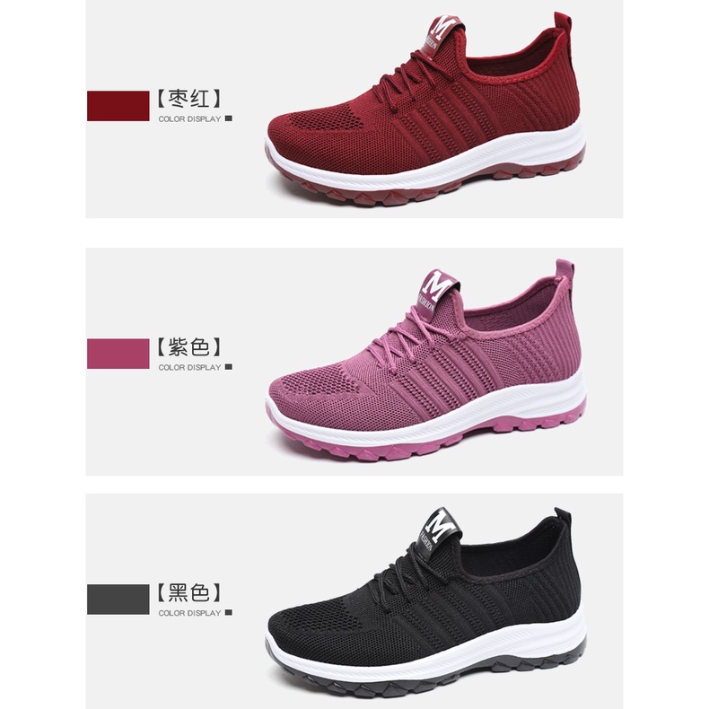 FLOWID20 - sepatu sneakers wanita import sepatu rajut import 112