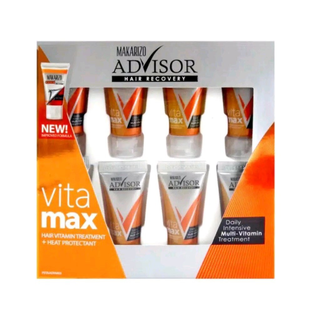 Makarizo Advisor Hair Recovery Vitamax 8ml x 8 Vitamin Rambut