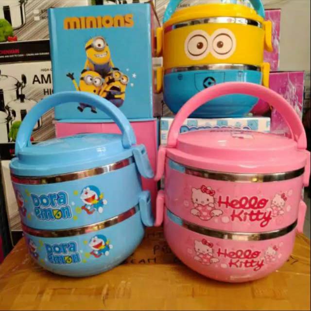 Rantang 2 susun karakter