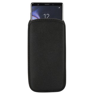 SS3822 - SOFT SLEEVE BAG POUCH NOTE 8 - 9 - ETC 6.4 INCH PHONE BLACK