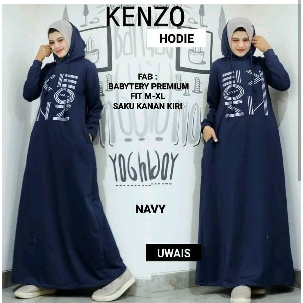 NEW RELEASE  Baju Muslim Wanita Kenzo Dress Hodie     BL MURAHMERIAH