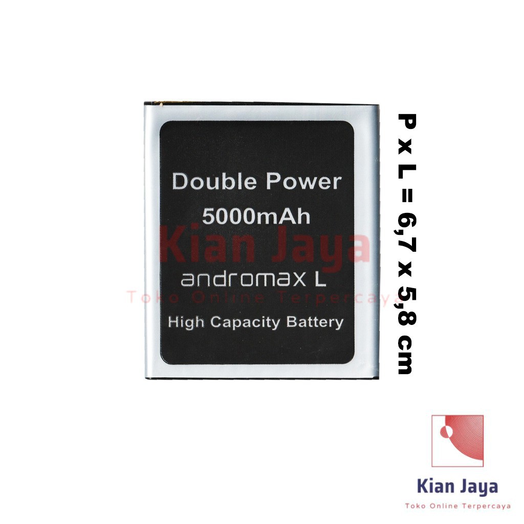 Baterai Hp Smartfren Andromax L H15433 Original Batre Batrai Battery Double Power