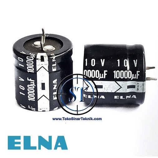 Capasitor Elco 10.000uF/10 10.000uf 10V Kapasitor Elko 10000 Micro 10V 10000UF 100v Elko Audio High Quality ELNA ASLI ORIGINAL