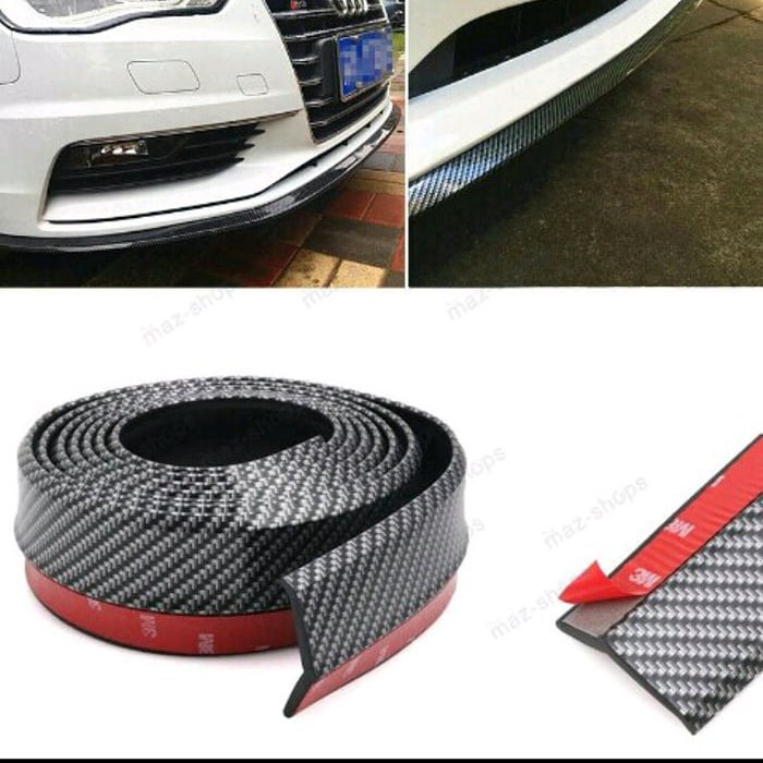 SAMURAI Multi Deflektor Mobil Lips Bumper Depan Carbon 3D