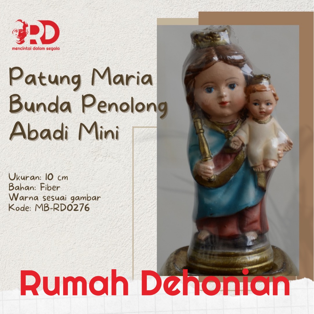 Patung Maria Bunda Penolong Abadi Mini 10 cm