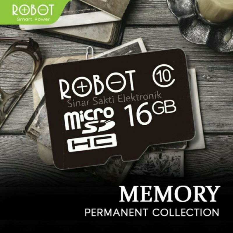 Kartu Memori HP 16 Gb / Memory Micro SD Card Robot 16Gb Class 10 Original Malang