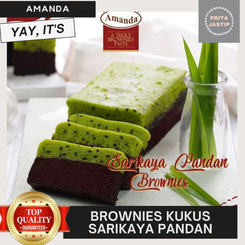 

Brownies Kukus Amanda Sarikaya Pandan Oleh Oleh Makanan Bandung Terlaris