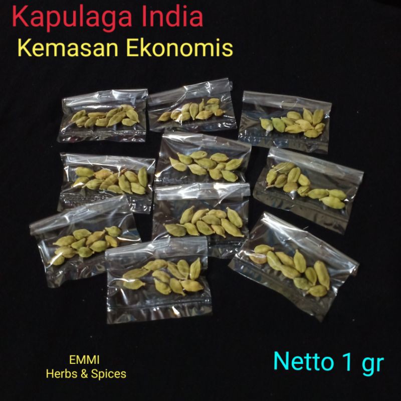 

Kapulaga Hijau/Green Cardamom/Harga Termurah/Herbal JSR/Rempah Masakan Timur Tengah/Premium Quality#
