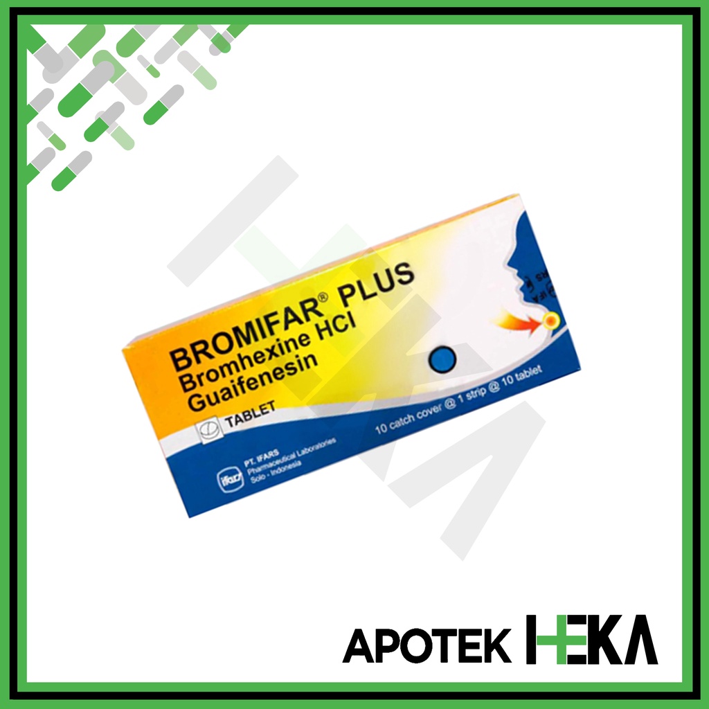 Bromifar Plus Tablet Box isi 10x10 - Obat Batuk Berdahak (SEMARANG)