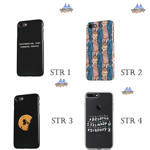 Premium Case STRANGER THINGS untuk Iphone Samsung Oppo Vivo Xiaomi Redmi Realme Asus