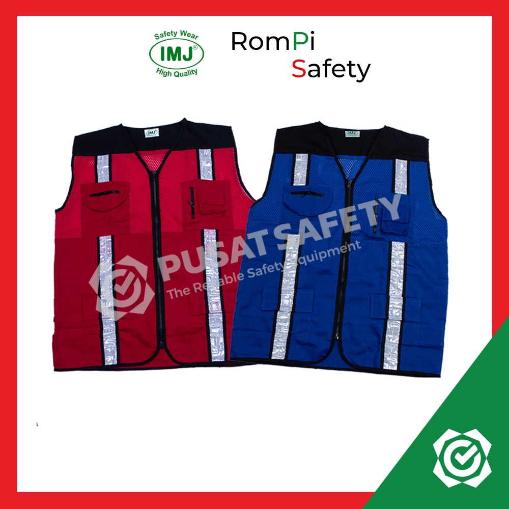 Rompi Safety Proyek Jaring Kombinasi Adhi IMJ Allsize