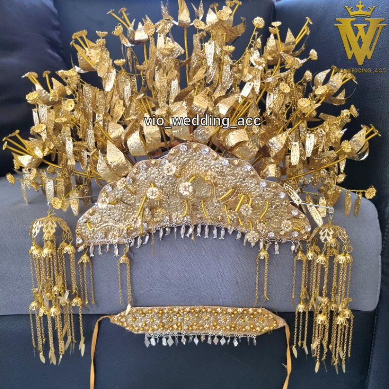 Mahkota pengantin palembang