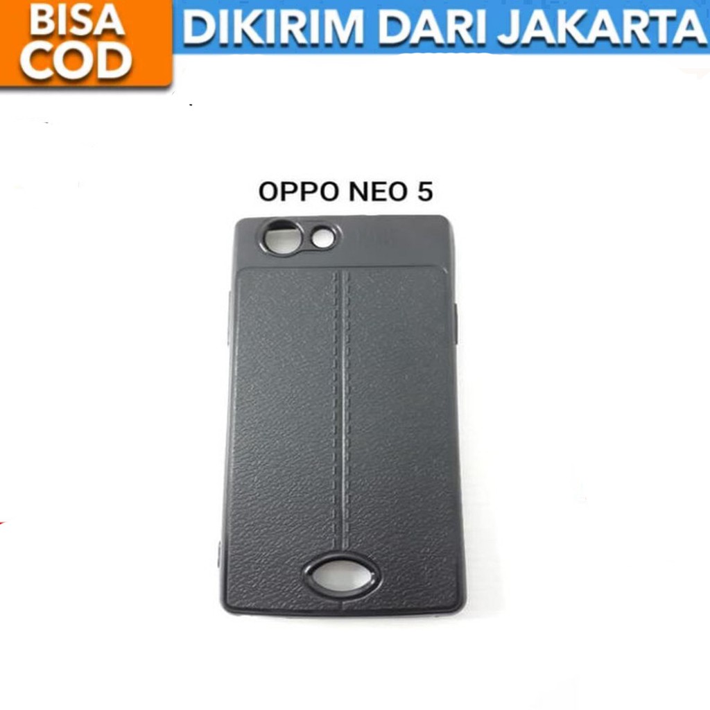 Case Auto Focus Oppo Neo 5 Leather Experience SoftCase Slim Ultimate / Casing Kulit