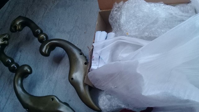 Ter Murah....!!! Handel Pintu Rumah Model Kujang Panjang 50cm