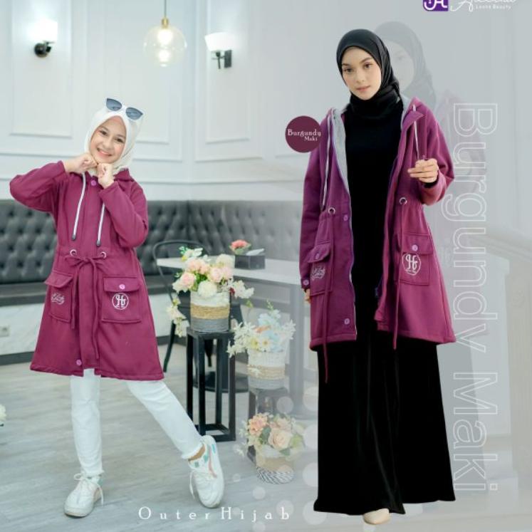 Terlaku. CYGZ0 Jaket Outer Hijab Alietha | Jaket hijab panjang muslimah | Jacket alietha tebal 77 Se
