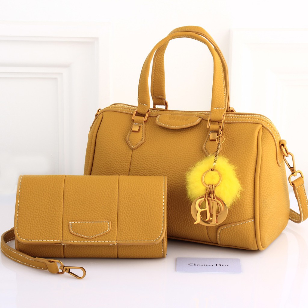 Dior Speedy Classic Set with Pouch   (#6091) WS - VL