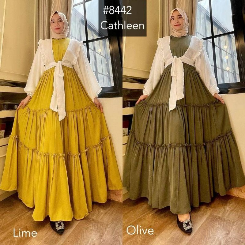 gamis set cathleen shakila maxy