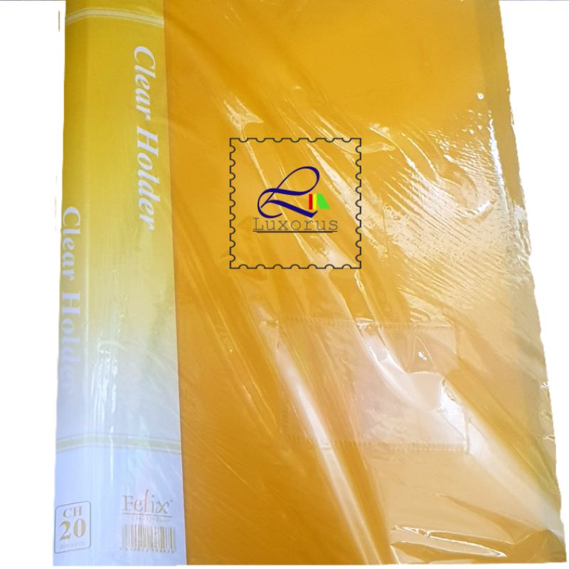

Display Book Clear Holder Felix Folio 20 Lembar