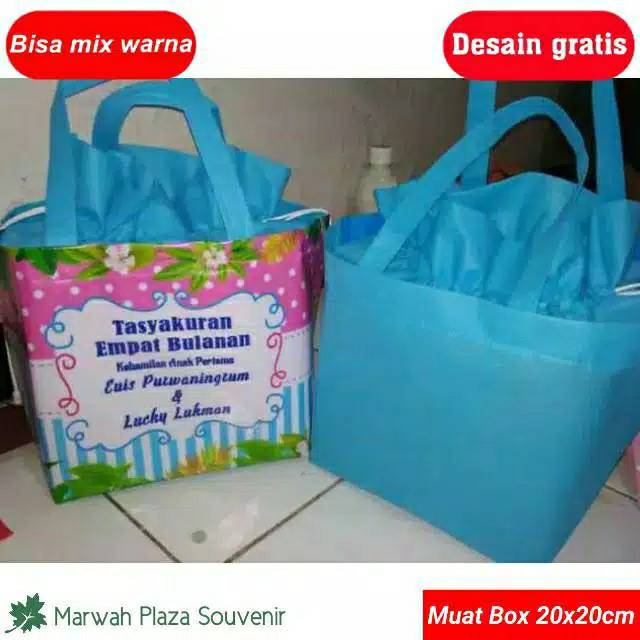 

Tas Souvenir Box Nasi Tasyakuran 4 Bulanan