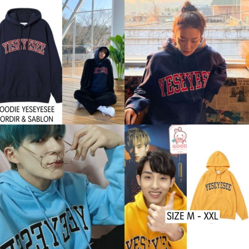 [ PRE - ORDER ] HOODIE YESEYESEE NCT DREAM JENO NCT 127 DOYOUNG SEULGI WINWIN BORDIR SABLON