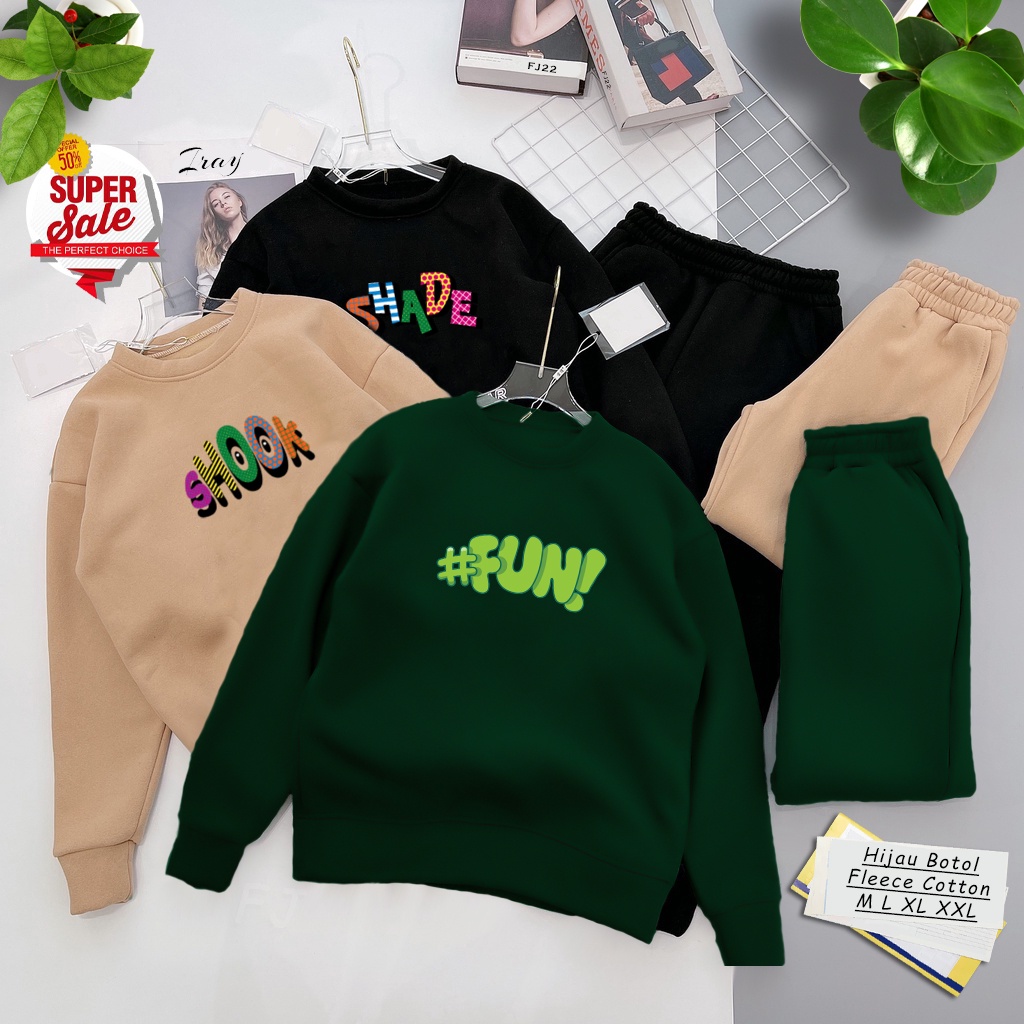 🅳🅵 Sweater Fun Korean Style | Sweter Pria &amp; Wanita | Dhea Fashion