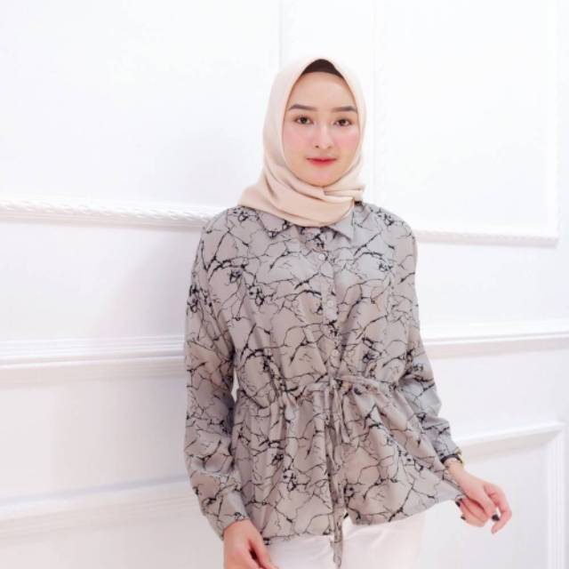 Pinkan abstract blouse