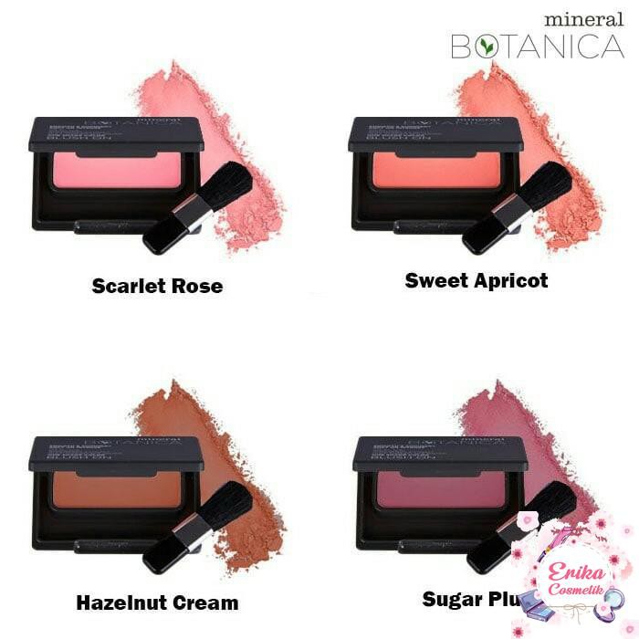 ORIGINAL Mineral Botanica Blush On Kosmetik Blushon Lengkap 4 Gr