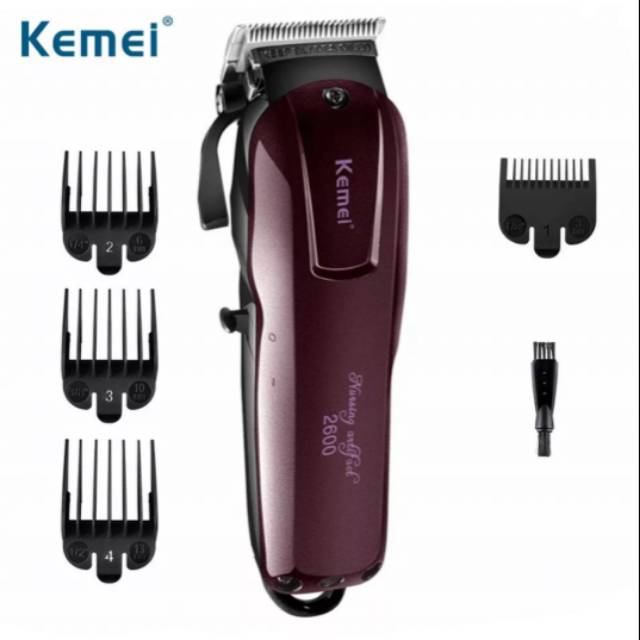 Kemei KM-2600 Alat Cukur Elektrik Hair Trimmer Shaver alat Cukur Rambut KM2600 Original