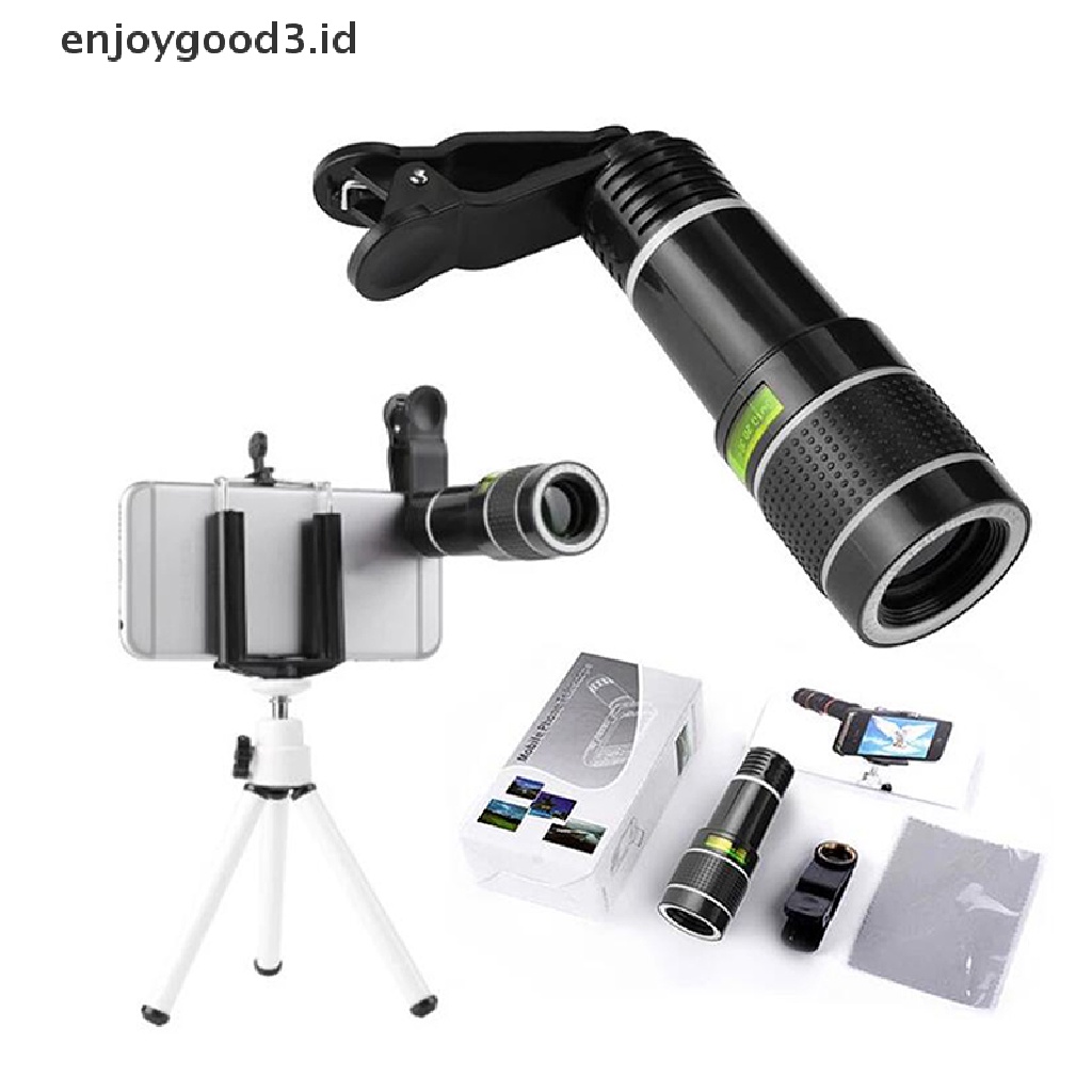 (Rready Stock) Lensa Teleskop Telephoto Optikal 20x Zoom HD Dengan Klip Untuk Smartphone (ID)