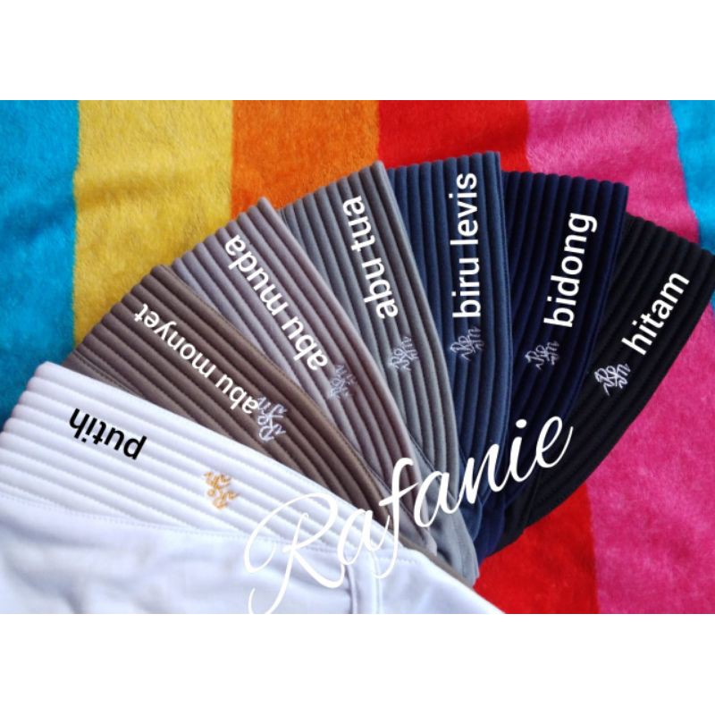 JILBAB ANTEM polos RAFANIE XL ,LL, L-4