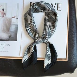 Super66 Scarf Syall Outer Leher Headband 70x70cm-6