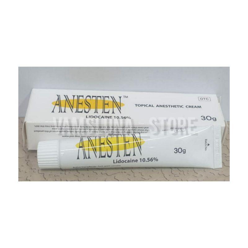 Anesten Topical Anesthetic Ori KOREA Lidocaine10.56 anastesi cream kebas wajah dan tubuh Cream kebas