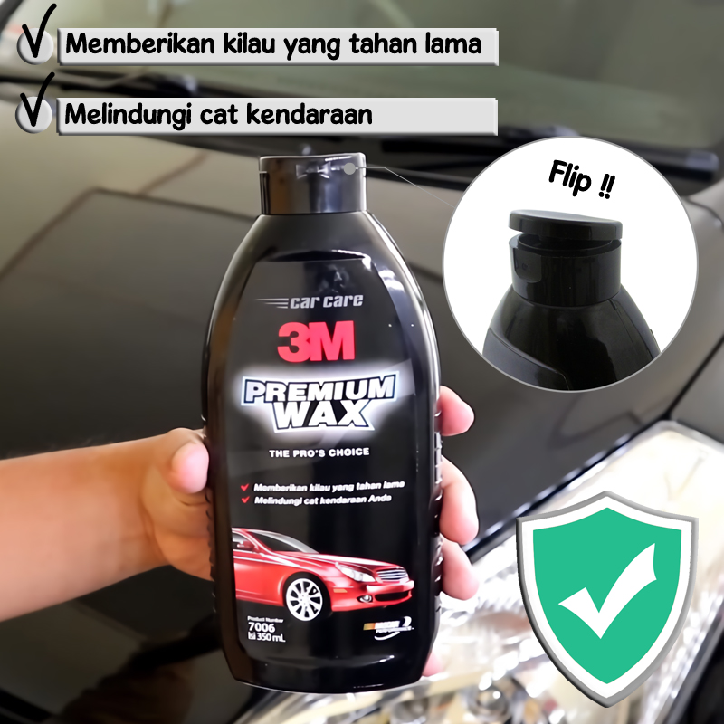 3M Auto Pengkilap Body Mobil 350 ML Combo 5 Pcs Premium Liquid Car Wax Motor CMB05-3M-7006
