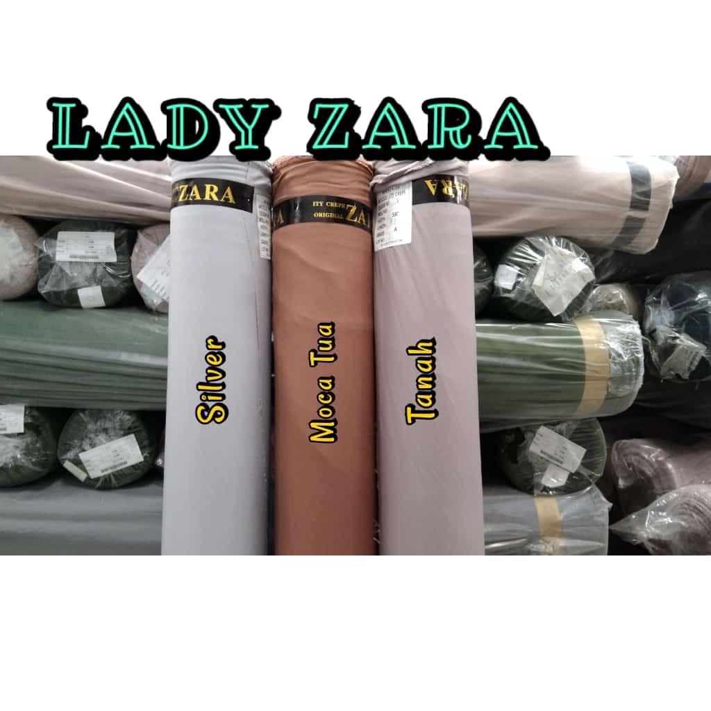 Kain Lady Zara / Ity Creepe - Bahan Lady Zara Gamis Murah