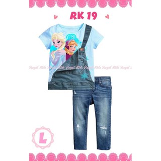 Setelan Anak  Perempuan Elsa Frozen Baju  Anak  Import  RK 19 