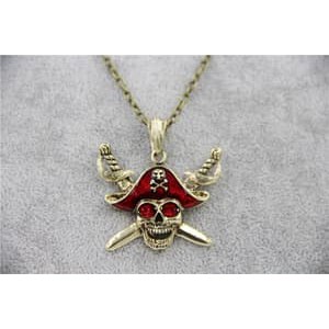 kalung bajak laut pirate warna bronze 50 cm