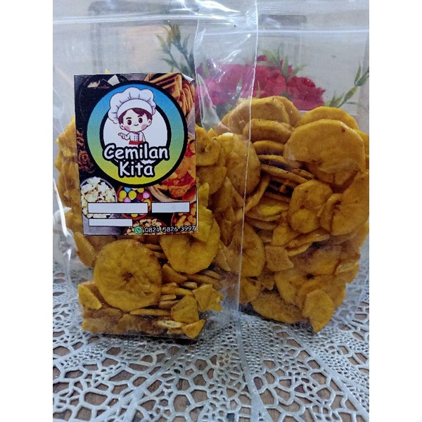 

Keripik pisang / Cemilan / Snack