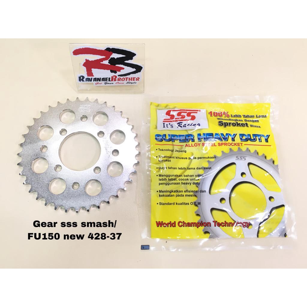 Gir Gear Belakang Rear SSS 428 Suzuki Smash Satria FU 150 8 Hole