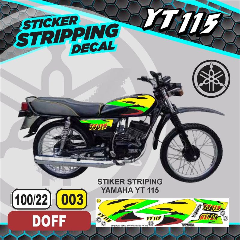 sticker striping Yamaha yt 155 variasi
