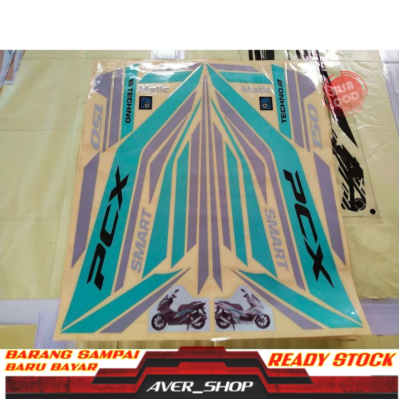 Striping motor pcx motif minimalis elegant Sticker variasi semua motor