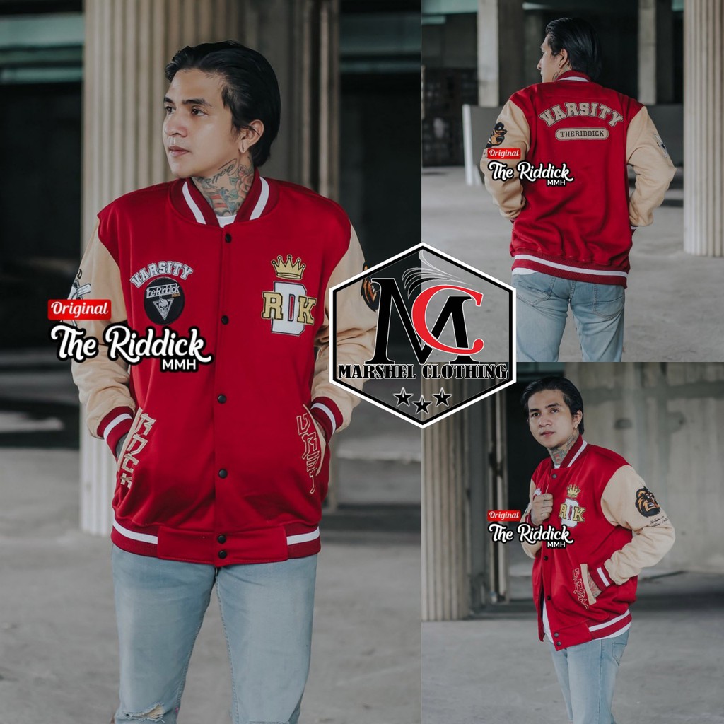 RCL - Jaket Varsity Baseball Pria Wanita - Varsity Jacket Vintage Baseball Original Skullend Baseball Pria Wanita