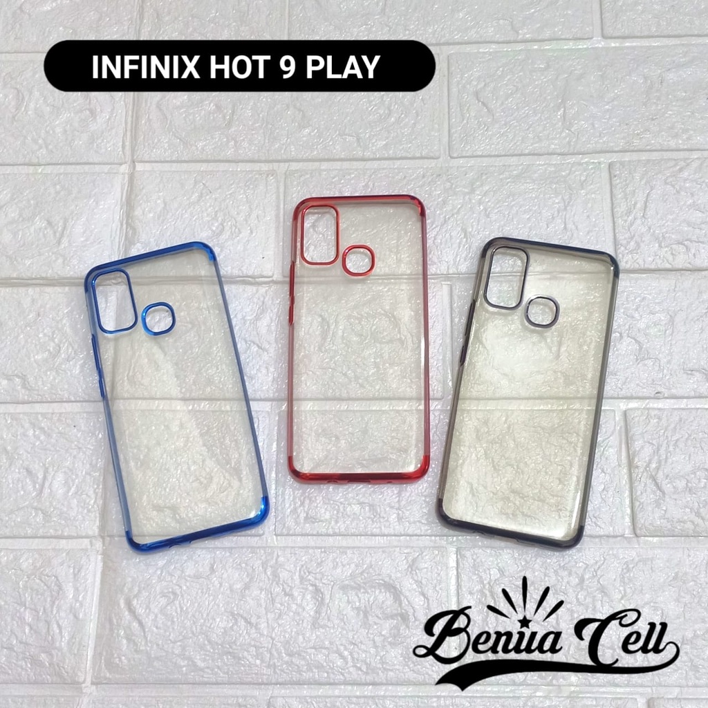 CASE HOT 9 PLAY - PREMIUM SHINING CHROME INFINIX HOT 10 PLAY INFINIX HOT 9 PLAY